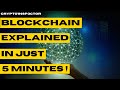 Blockchain Explained: Everything You Need to Know in 5 Minutes! 🔗💡 #CryptoExplained