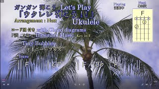 タイニーバブルズ　Tiny Bubbles　Let's play \u0026 enjoy ukulele!!　ウクレレ弾こう！！