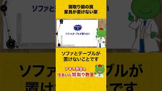 【間取り図の罠】家具が置けない家