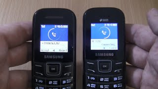 Incoming call \u0026 Outgoing call at the Same Time Samsung 1200M black +1202 Duos