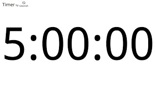 5 Hour Countup Timer