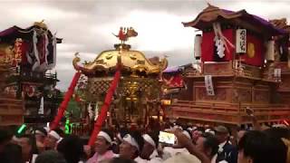 2019 西泉屋台 10/15 石岡神社 宮入り4 西条祭り R1