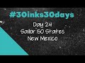 #30inks30days September 2023 - Day 24: Sailor 50 States New Mexico