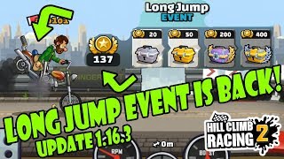 Hill Climb Racing 2 - LONG JUMP Event is Back! | Update 1.16.3