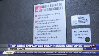 Top Guns employees help save customers life