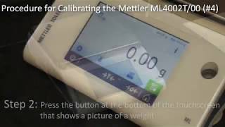 Water Sciences Laboratory Tutorial: Calibrating and Leveling a Balance