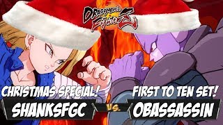 Christmas Special!  OBAssassin plays a FT10 Set against ShanksFGC![DBFZ PC]