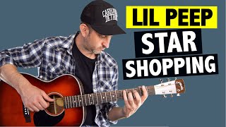 Lil Peep - Star Shopping // Easy Guitar Tutorial + TABS