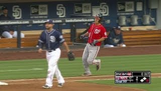 WSH@SD: Suzuki singles to break up the no-hit bid