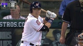 COL@HOU: Conger drives solo homer off Brown in 5th