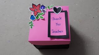 #shorts DIY Handmade Gift Box for Teacher's day //// Handmade Explosion Box For Teacher's 💛