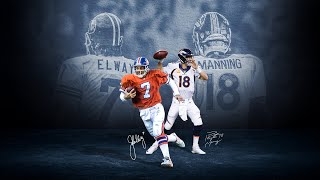 Two of the best to ever do it: Highlights from John Elway's & Peyton Manning's careers
