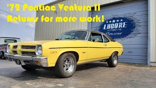 Pontiac Ventura II Is Back For More! Addressing the starting and other issues. Buttoning up!