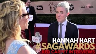 Hannah Hart #BufferingBook interviewed on the 23rd Screen Actors Guild Awards Red Carpet #SAGAwards