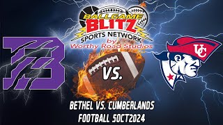 Bethel vs. Cumberlands Football Game 5OCT2024