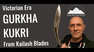 Amazing GURKHA KUKRI: Victorian style (Salyani) from Kailash Blades - REVIEW UPDATE