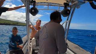 Kona boat trip with friends