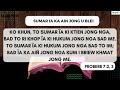 sumar ia ka ain jong u blei ka jingpuson