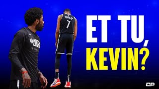 Kevin Durant Might’ve STABBED Kyrie Irving In The Back 👀 | Clutch #Shorts