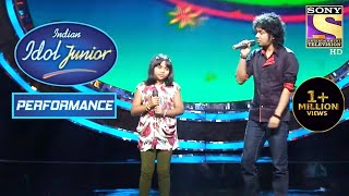 Anjana And Papon's Performance On 'Kyun' Gets A Standing Ovation | Indian Idol Junior