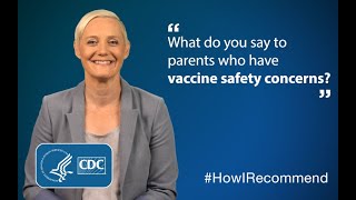 വിർജീനിയ ചേമ്പേഴ്സ്, (CMA, MHA), വാക്സിൻ സുരക്ഷാ ആശങ്കകളുള്ള മാതാപിതാക്കളെ എങ്ങനെ അഭിസംബോധന ചെയ്യുന്നുവെന്ന് വിവരിക്കുന്നു.