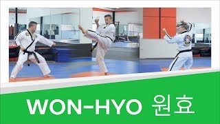 Won-Hyo 원효 | Green Belt Taekwondo America Form