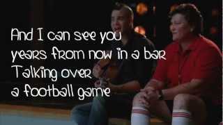 Glee - Mean (Lyrics)