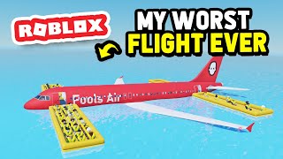 My WORST FLIGHT Ever! in Cabin Crew Simulator (Roblox)