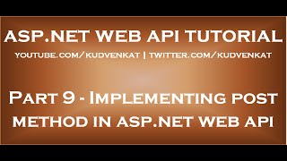 Implementing PUT method in ASP NET Web API