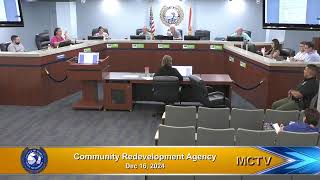 Community Redevelopment Agency Meeting -  Dec 16, 2024