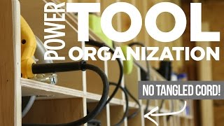 Mike Makes Power Tool Storage w/ Cord Organization