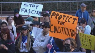 Protesters rally in San Diego against Trump policies in 50501 nationwide demonstrations