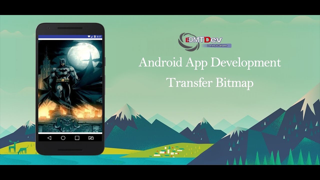 Android Development Tutorial - Transfer Bitmap Between Activities - YouTube