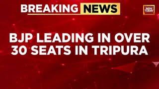 BJP Consolidates Early Lead In Tripura Leading With 30 Seats | Tripura Assembly Election 2023