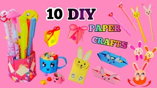 10 DIY - EASY LIFE HACKS AND CRAFTS YOU CAN DO AT HOME IN 5 MINUTES - Gift Ideas, School Supplies