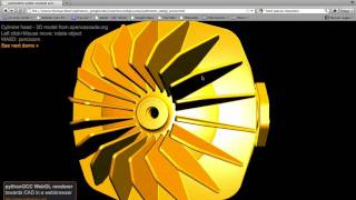 Visualizing cylinder head CAD file with pythonOCC/WebGL