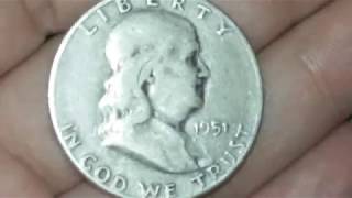 1951-S  Franklin half dollar |With coin facts|