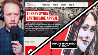 811. Turkey & Syria Earthquake Appeal / What is happening in Iran? (Articles & Vocabulary)