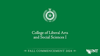 CLASS I | UNT Commencement Fall 2024