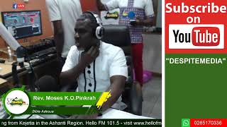 BIBLE ADESUA ON HELLO101.5FM WITH REV MOSES O.K.PINKRAH (15/01/2023)