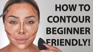 HOW TO CONTOUR YOUR FACE FOR BEGINNERS 2022 | NINA UBHI