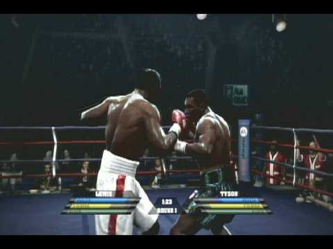 Fight Night Round 4 - Lennox Lewis Vs Mike Tyson - YouTube