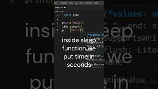 time delay in python #shorts #ytshorts