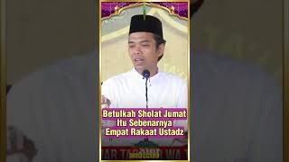 Betulkah Sholat Jumat Itu Sebenarnya Empat Rakaat Ustadz #ceramah #ceramahlucu #abdulsomad #uas