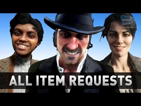 Red Dead Redemption 2 - All Item Requests & Locations (Errand Boy Trophy)