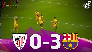 RESUMEN | Athletic Club - FC Barcelona (0-3) | Jornada 15 Primera Iberdrola