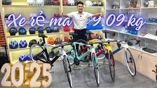 Xe đạp đua - GIÁ RẺ MÀ NHẸ - 9,09 KG- TWITTER T8 MẪU 2025 (Khánh : 0909 017 631)