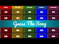 Guess the Song: Jeopardy-Style Music Quiz #35