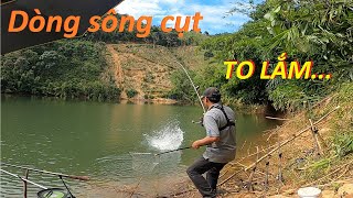 This fish is very big...Fishing on the dead-end river of Dak R'Tih Hydropower Plant | 12-2024