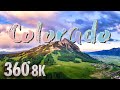 Flying Over Colorado Rocky Mountains in 8K 360° | Virtual Reality Meditation for Meta Quest